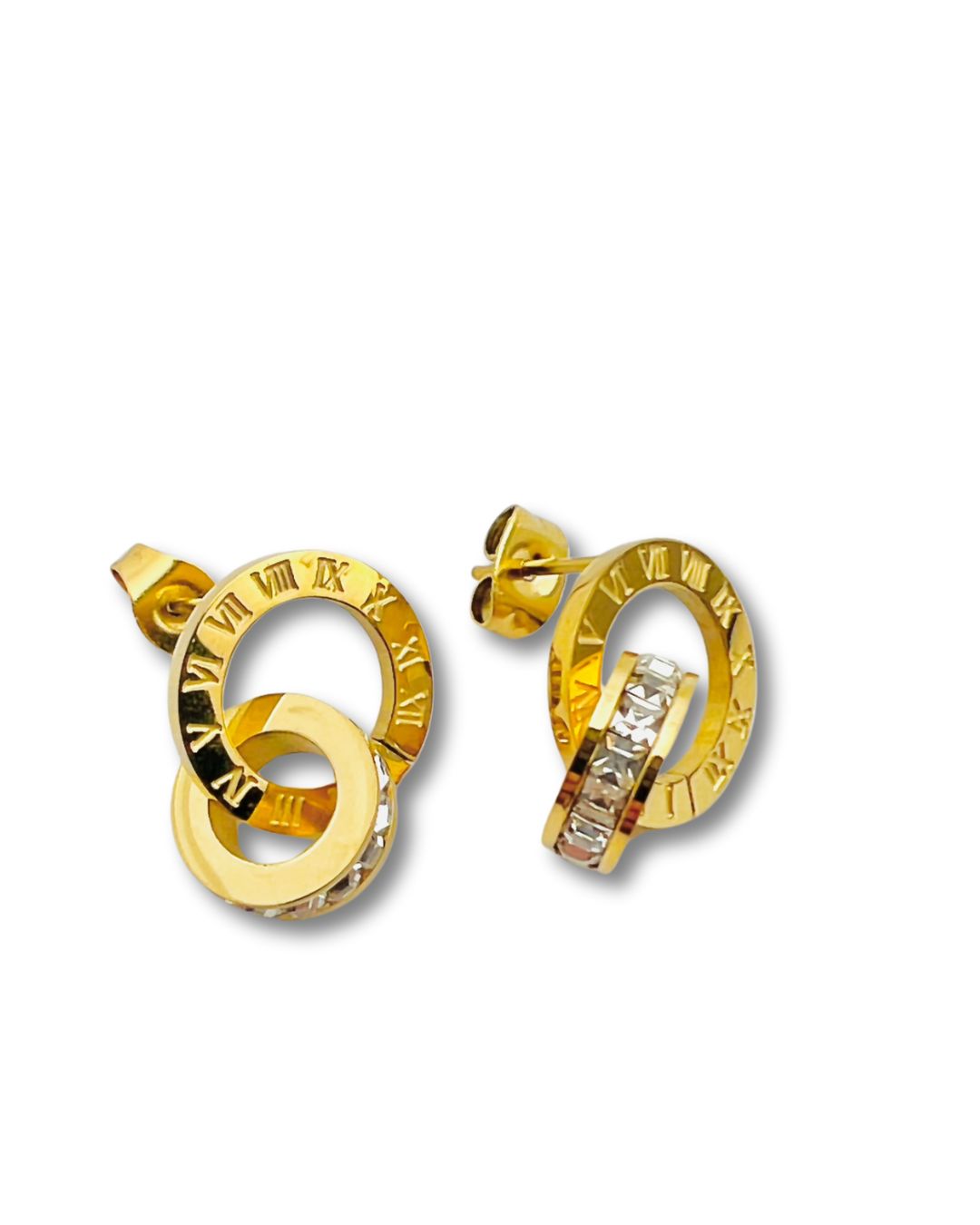 Infinite Glamour Gold Earrings