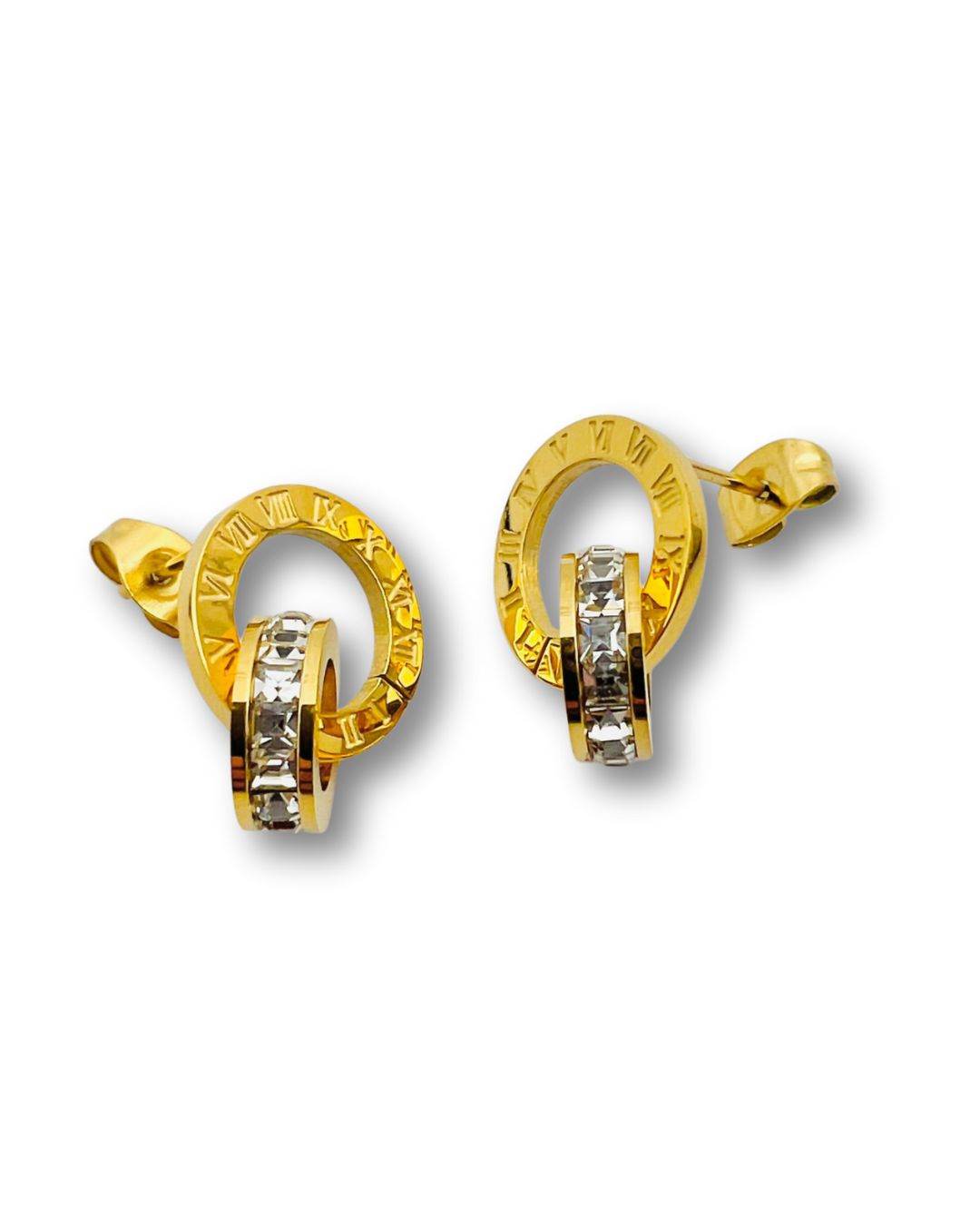 Infinite Glamour Gold Earrings