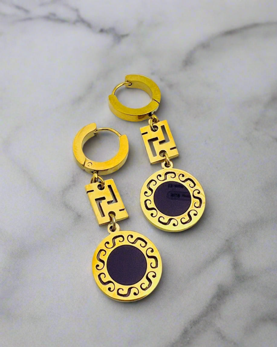 Athena's Charm Statement Earrings