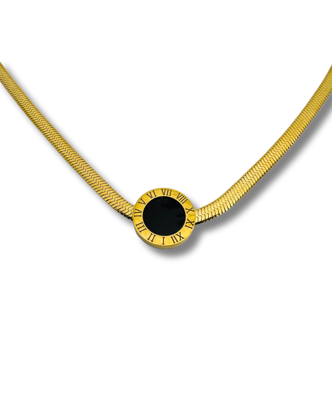 Bold Gold-Plated Statement Necklace